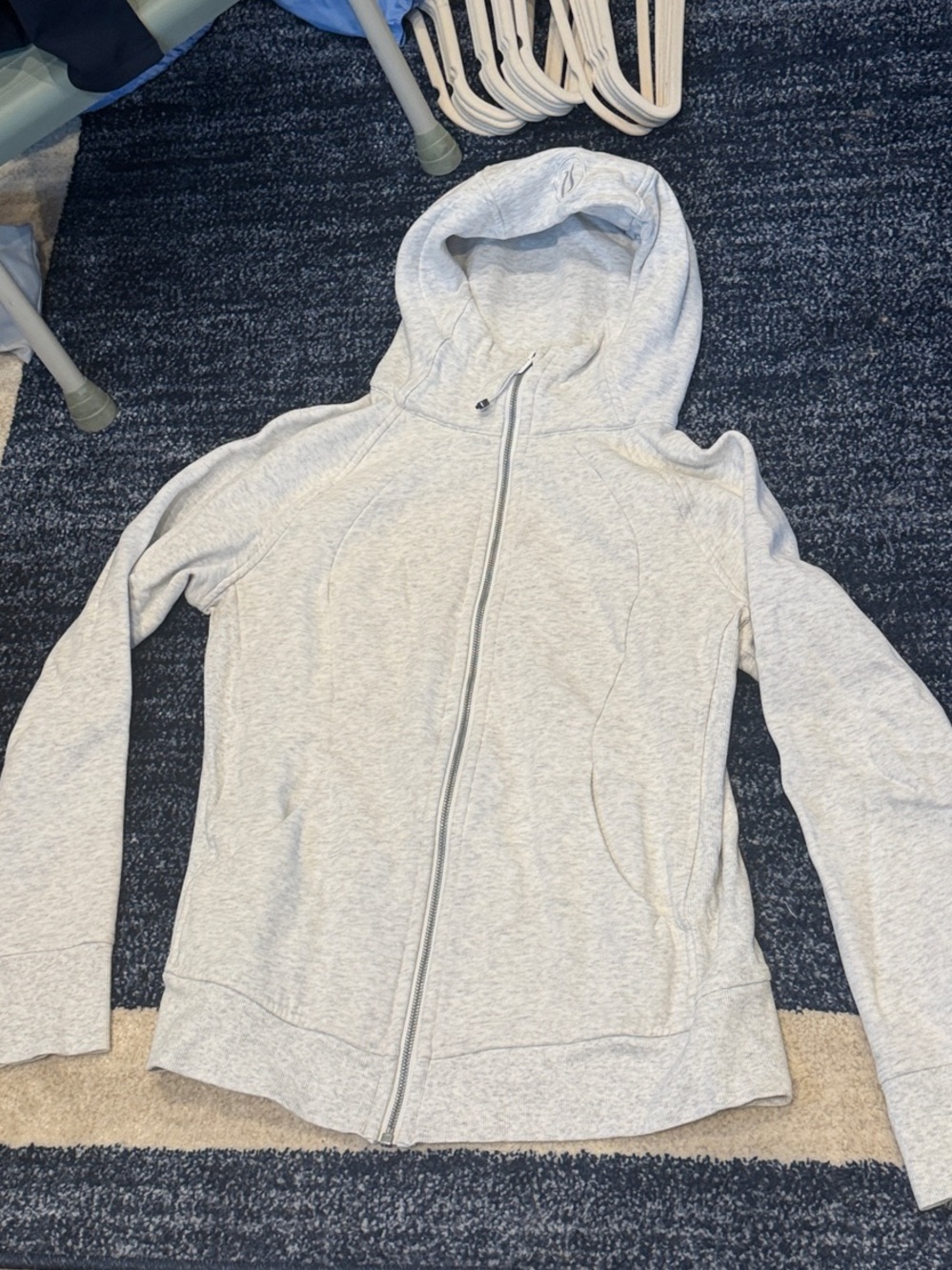 Lululemon Light Gray Scuba Hoodie